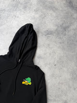 Off-white brush arrow logo black hoodie