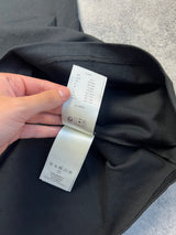 Louis Vuitton black embossed LV logo tee