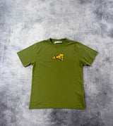 Off-white cartoon arrow khaki green tee