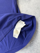 Moncler deep royal blue polo shirt