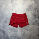 Moncler red swim shorts