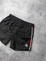 Moncler black swim shorts