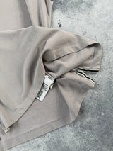 Stone island grey polo shirt