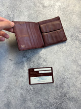Cartier vintage wine red wallet