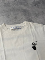 Off-white spray arrow white tee