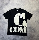 CP company 30/1 relax logo black tee