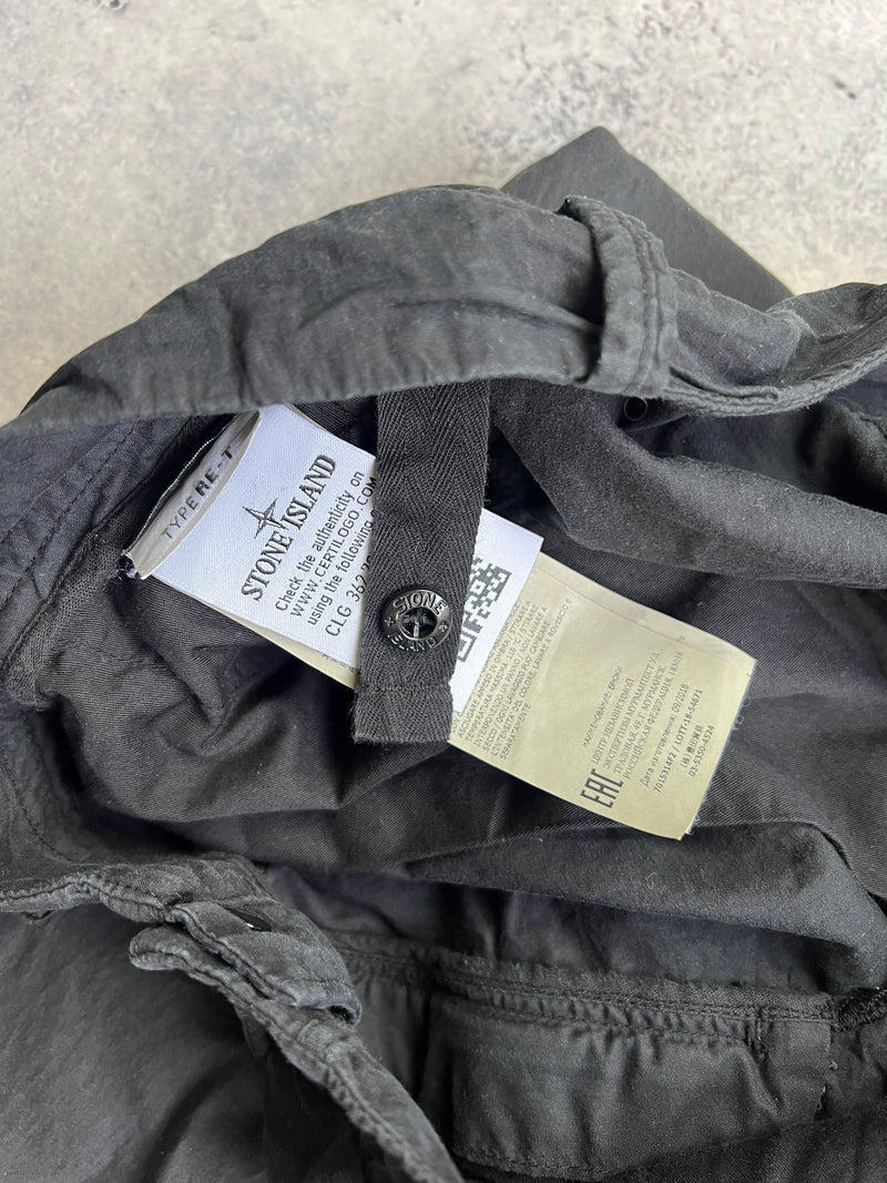 Stone island 2019 black cargo trousers