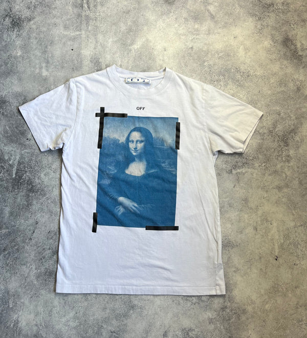 Off-white Mona Lisa white tee