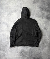 Moncler massereau nylon hooded black jacket