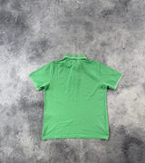 Stone island AW22 green polo shirt