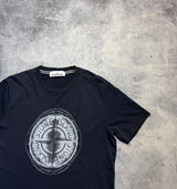 Stone island navy graphic tee