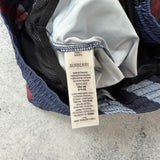 Burberry blue check swim shorts