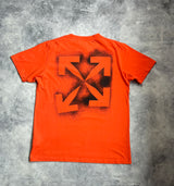 Off-white stencil arrows orange tee