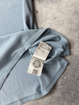 Moncler baby blue polo shirt