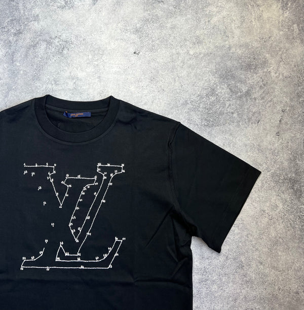 Louis Vuitton black connect the dots tee