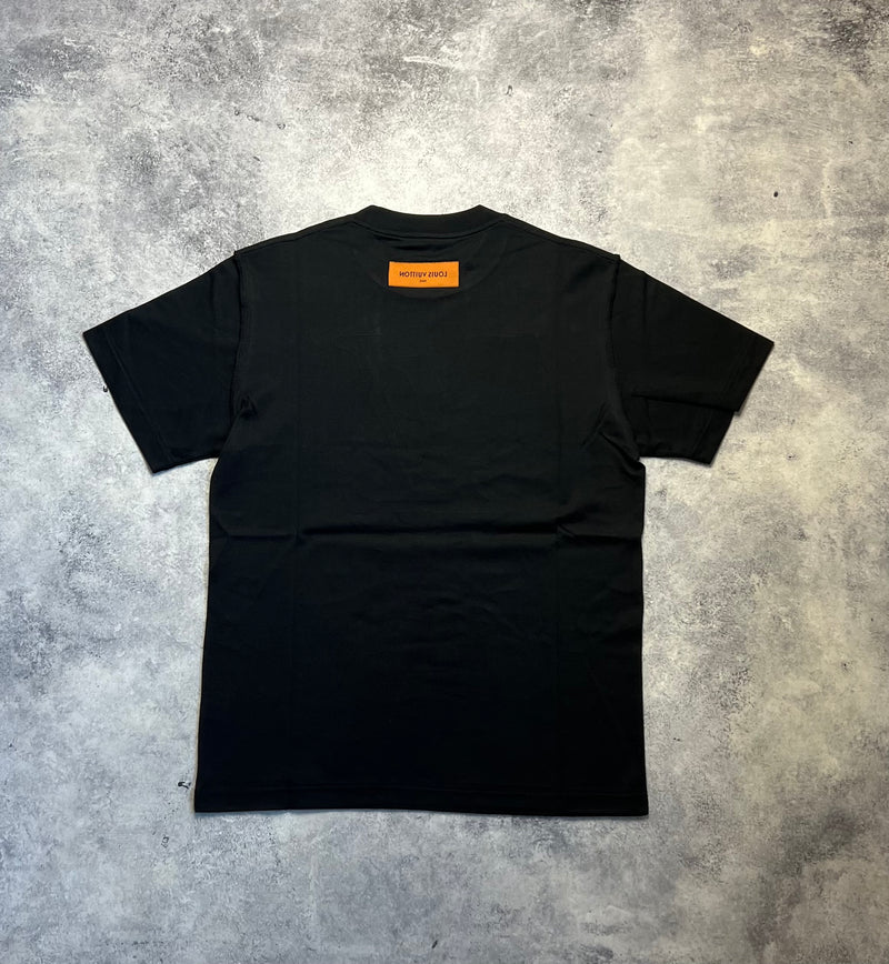 Louis Vuitton black connect the dots tee