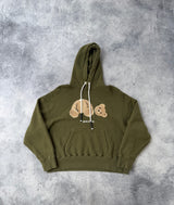 Palm angels khaki kill the bear hoodie