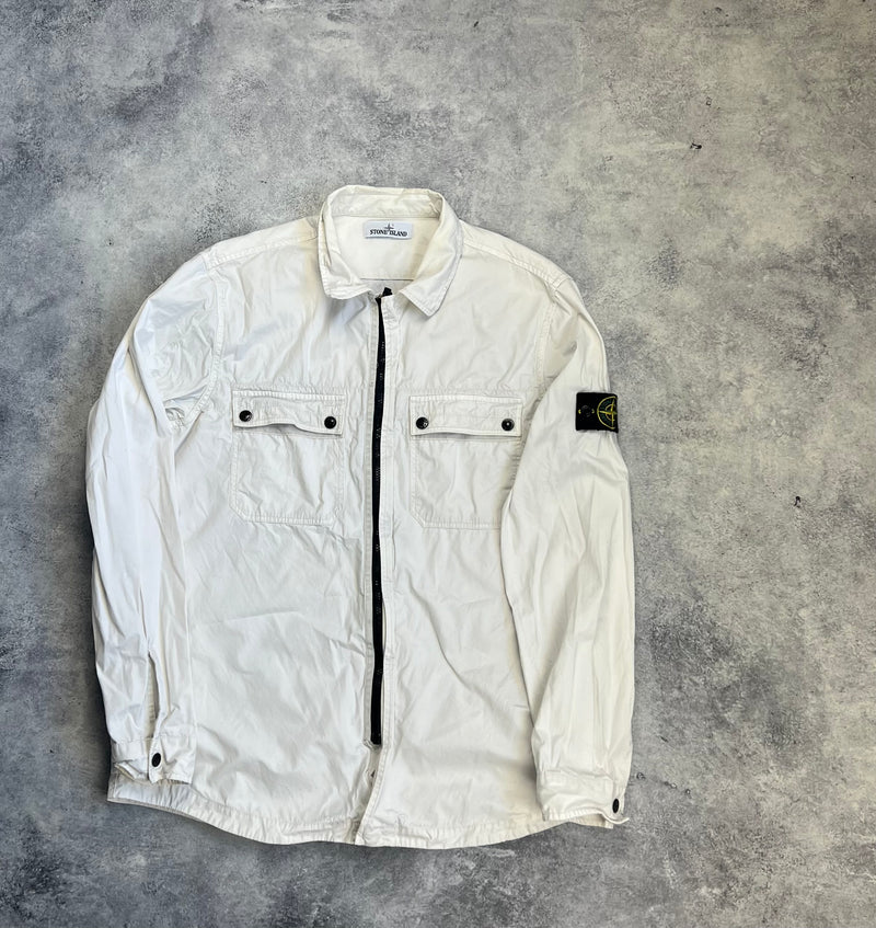 Stone island 2014 cream overshirt