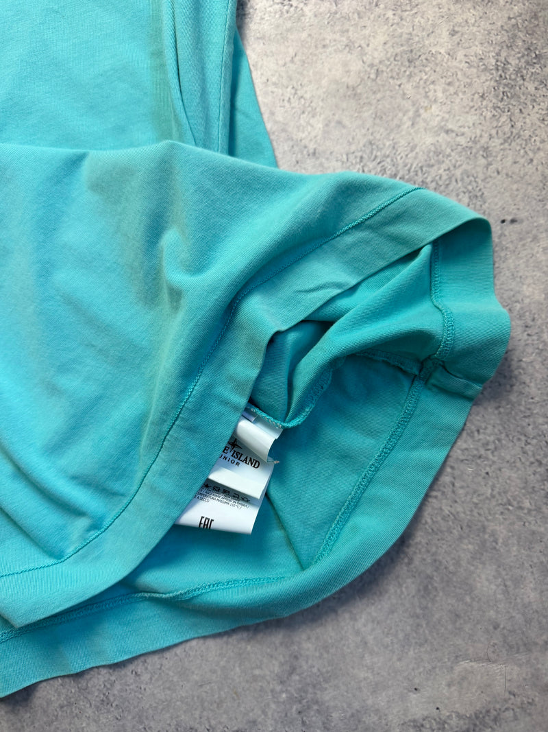 Stone island JUNIOR turquoise tee
