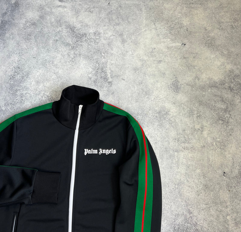 Palm angels black exodus track jacket