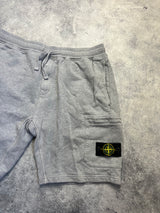 Stone island 2022 grey cotton shorts