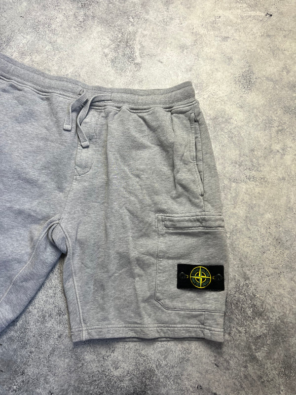 Stone island 2022 grey cotton shorts