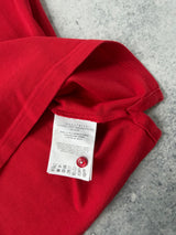 Moncler red polo shirt