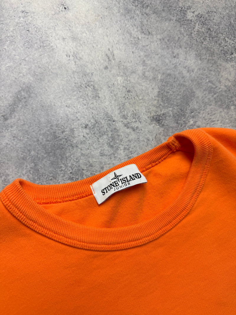 Stone island JUNIOR orange jumper
