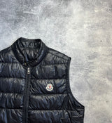 Moncler black GUI gilet