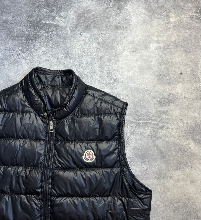 Moncler black GUI gilet