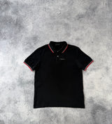 Prada black polo shirt black badge
