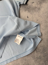 Prada baby blue polo shirt