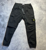 Stone island charcoal grey cargo trousers
