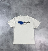 Palm angels white NY spray tee