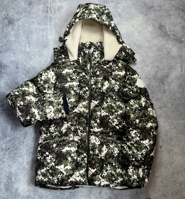 Moncler Blanc giubbotto puffer coat