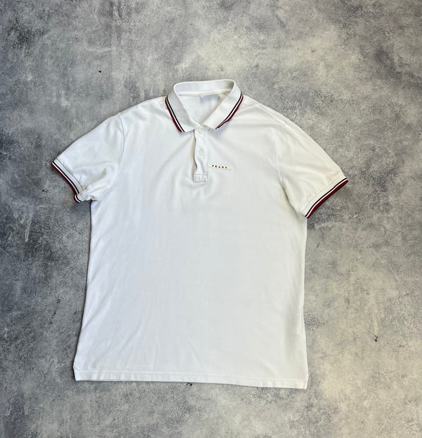 Prada white polo shirt