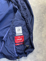 CP company zip up navy chrome goggle jacket