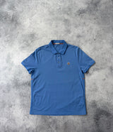 Moncler blue polo shirt