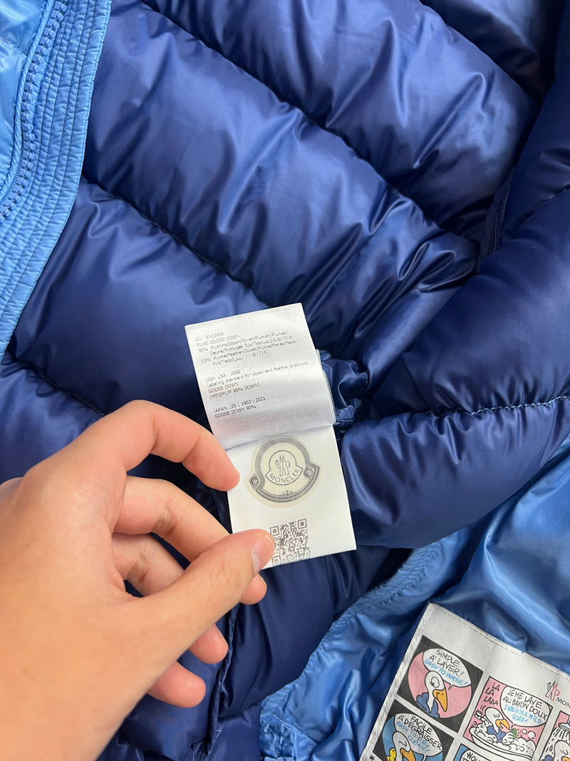 Moncler Jeanbart giubbotto light blue jacket