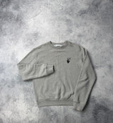 Off-white degrade arrow jumper melange grey