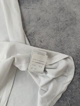 Moncler embroidered cotton white tee