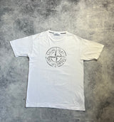 Stone island 2017 white graphic tee