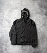 Moncler massereau nylon hooded black jacket