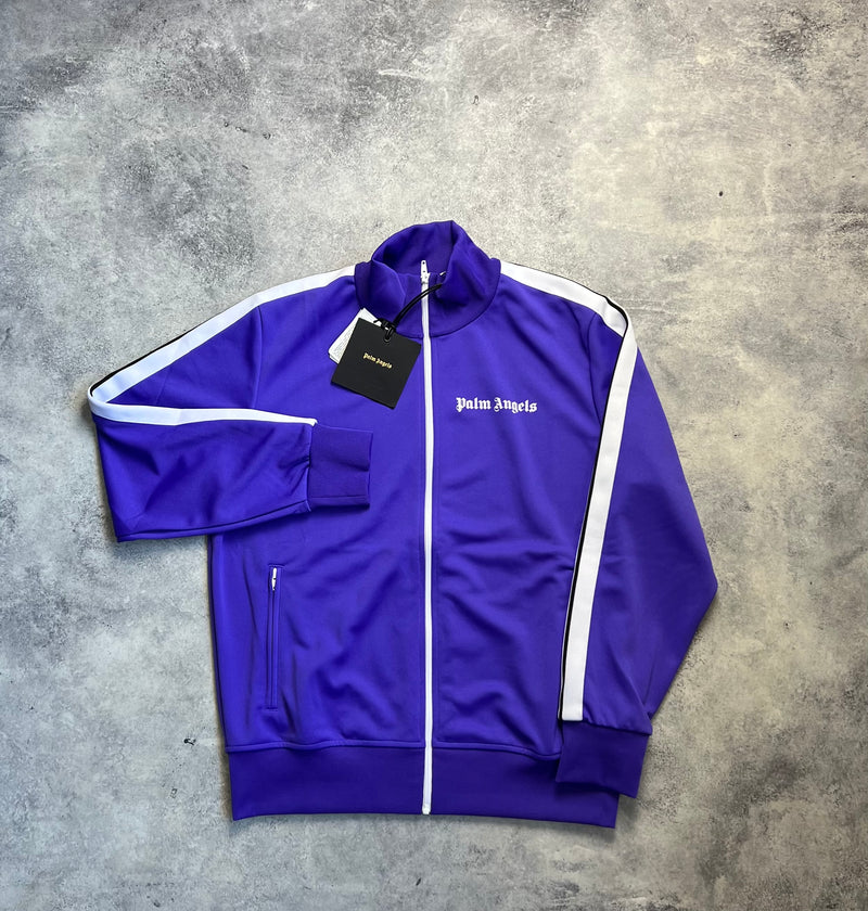 Palm angels purple track jacket