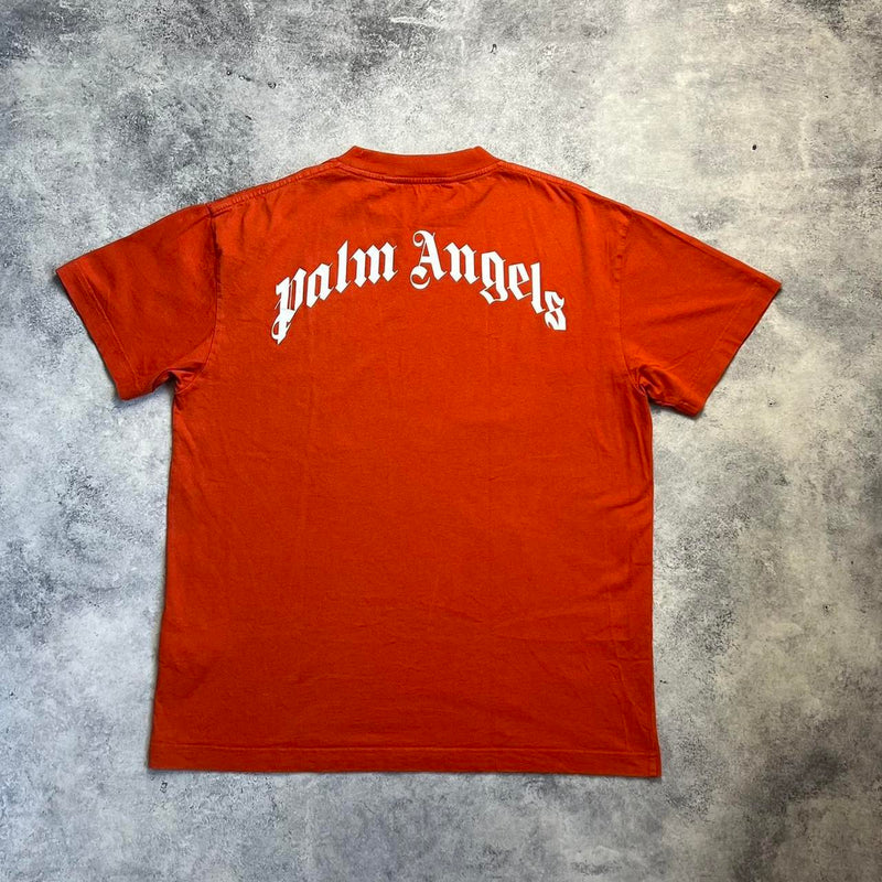 Palm angels orange kill the bear tee