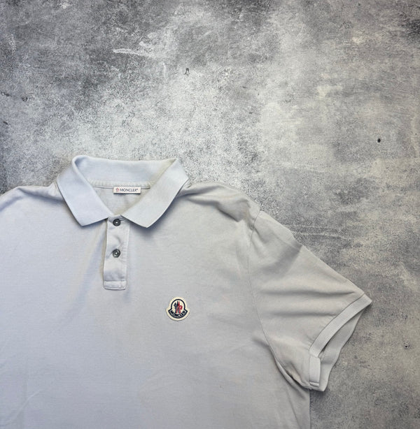 Moncler grey polo shirt