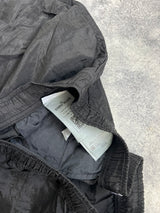 Stone island 2022 black nylon metal cargo shorts