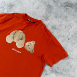 Palm angels orange kill the bear tee