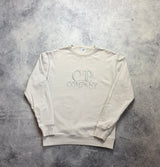 CP company cream embroidered jumper