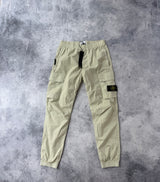 Stone island SS24 pistachio cargo trousers